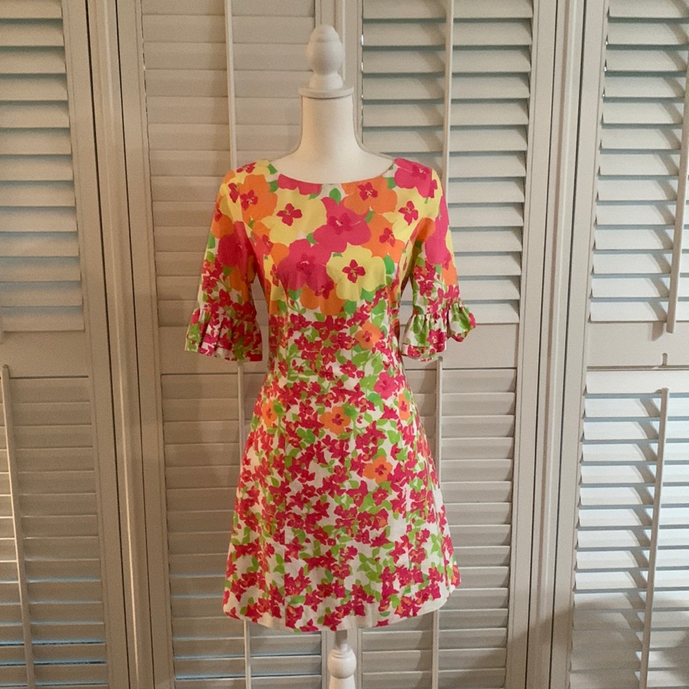 Vintage Lilly Pulitzer Floral Dress